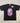 Size: Large | Purple Reversal Logo Black Tee