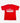 Size: M | Red Jesus Emblem Tee