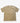 Beige short sleeve cotton t-shirt laid flat on white background, back view.