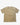 Beige short sleeve cotton t-shirt laid flat on white background, back view.