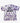 Purple and white tie-dye t-shirt with DEPT. de la GALERIE text on the back