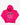 Bright pink hoodie with comic-style 'pow!' text, white spiderweb graphic, and colorful stars.