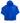 Size: L | Large Blue Red Print Hoodie