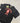 Size: Medium | Red College Logo Black Tee