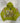 Size: Small | Green Risen King Cropped Zip Up