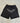 Size: Small | Black Rhinestone Logo Shorts